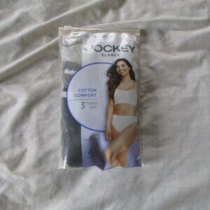 Jockey Elance 3 French Cut Cotton Comfort Panties Size 6, Hips 39" to 41"